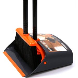 Stand Up Broom with Dustpan Combo